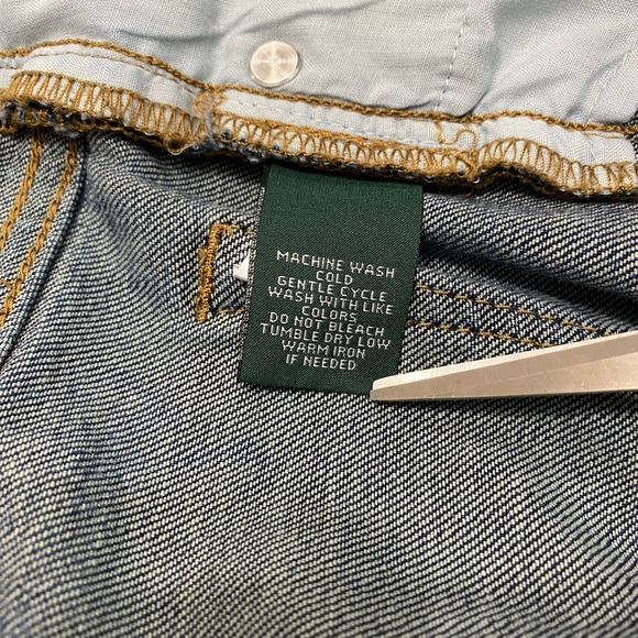 Lauren Ralph Lauren, Women’s Classic Bootcut Blue Jeans, Size 8 - Picture 14 of 14